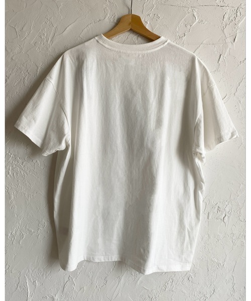 セール】オーバーサイズ半袖ロゴフォト箔プリントTシャツ（T