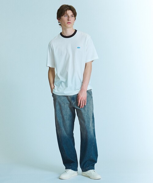 ABAHOUSE（アバハウス）の「【ヴィンテージ加工】 LIGHT CURVED DENIM /ワイドデニム/ライトオンスデニム（デニムパンツ・メンズ・インディゴブルー/ブルー/ブラック/ブルー系その他/ベージュ系その他・44/46/48）」の8枚目の写真