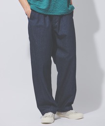 ABAHOUSE | 【ヴィンテージ加工】 LIGHT CURVED DENIM /ワイドデニム/ライトオンスデニム(デニムパンツ)
