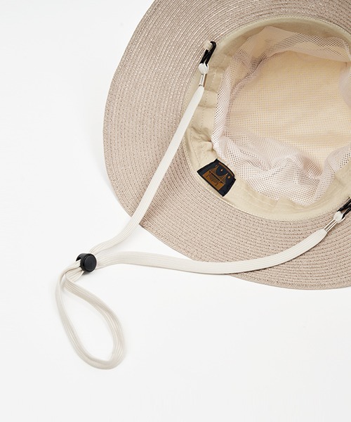 SUBLIME（サブライム）の「【SUBLIME/サブライム】BREATHDOOR  HATブリム 編込ハット SB251-0408（ハット・レディース・オフホワイト/ブラック・FREE）」の7枚目の写真