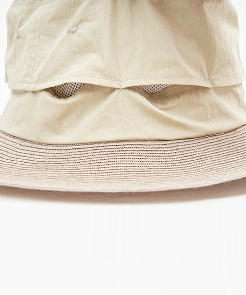 SUBLIME（サブライム）の「【SUBLIME/サブライム】BREATHDOOR  HATブリム 編込ハット SB251-0408（ハット・レディース・オフホワイト/ブラック・FREE）」の8枚目の写真