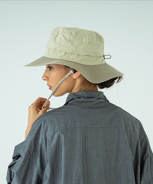 SUBLIME（サブライム）の「【SUBLIME/サブライム】BREATHDOOR  HATブリム 編込ハット SB251-0408（ハット・レディース・オフホワイト/ブラック・FREE）」の3枚目の写真