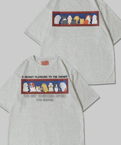 SITRY(シトリー)の「Animal Front & Back Print Assort T-Shirt/犬&猫 アニマル 前後プリント アソート オーバーサイズ 半袖Tシャツ レディース メンズ(Tシャツ/カットソー・メンズ・ホワイト/ブラック/オートミール/ホワイト系その他/ブラック系その他/グレー系その他/ベージュ系その他/チャコール/ホワイト系その他2/ホワイト系その他3/グレー系その他2/グレー系その他3/ベージュ系その他2/ベージュ系その他3・M/L/LL)」の12枚目の写真