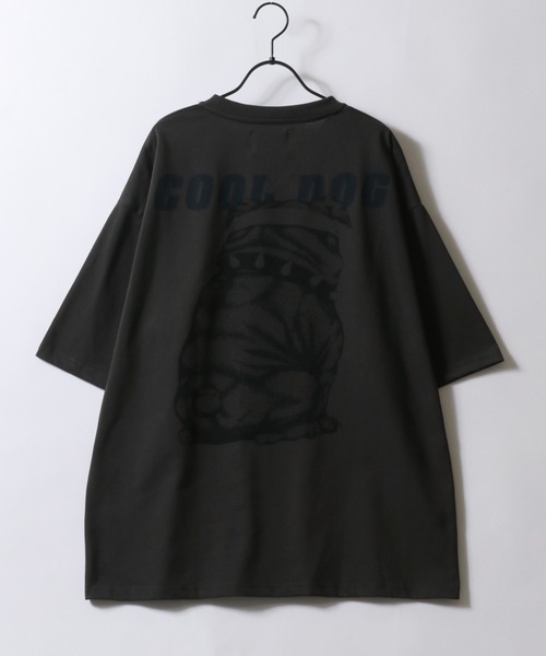 セール】Animal Front ＆ Back Print Assort T-Shirt/犬＆猫