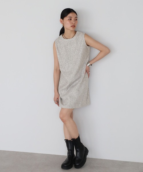 MARINE TWEED ミニワンピース（ミニワンピース）｜eimy istoire