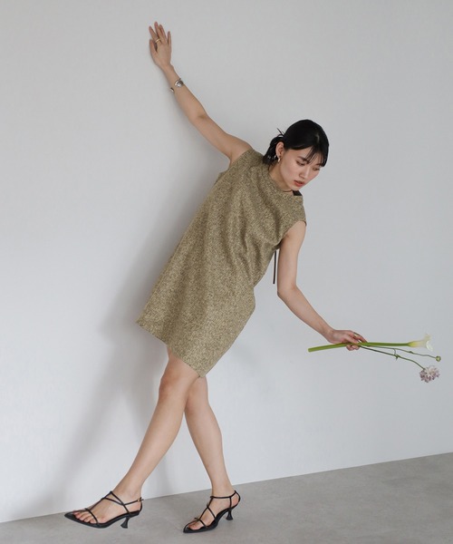 tweed mini one piece / ツイードショート丈ワンピース
