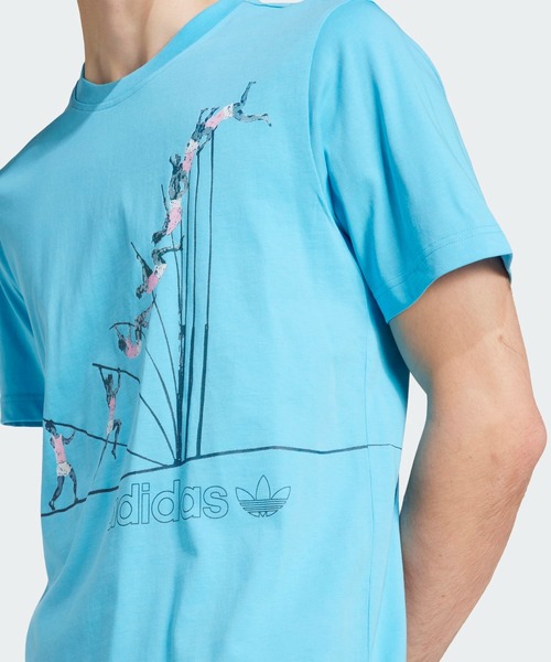 adidas 半袖Tシャツ 水色 adidas tシャツ アディカラー 半袖Tシャツ / アディダス