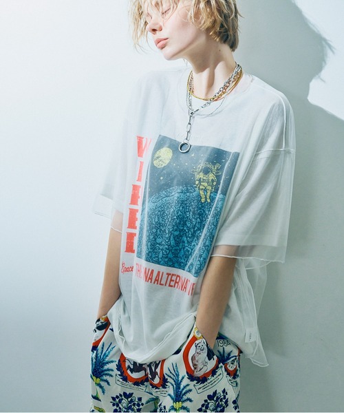 セール】M2445 ウチュウジンBIG T（Tシャツ/カットソー