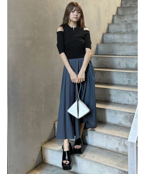 MURUA（ムルーア）の「ワンハンドル2wayバッグ（ハンドバッグ・レディース・ブラック/シルバー・FREE）」の17枚目の写真