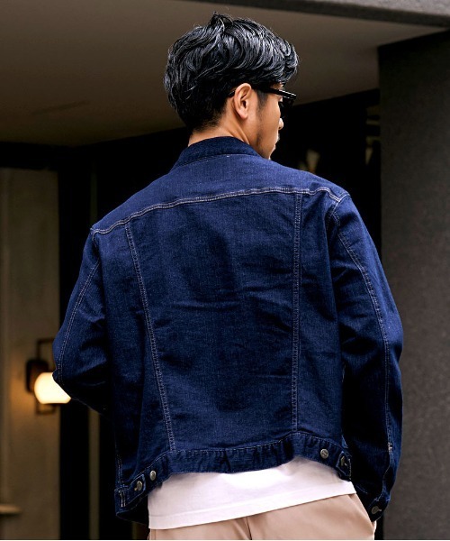 HANES(ヘインズ)の「『Hanes/ヘインズ』デニムジャケット(デニムジャケット・メンズ・ブルー/ネイビー・L/LL/M)」の14枚目の写真