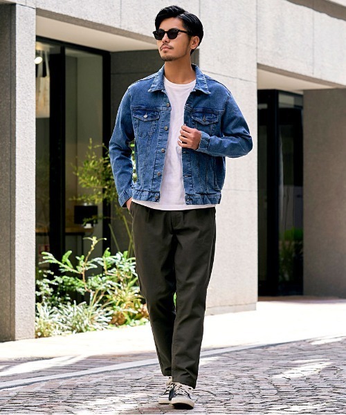 HANES(ヘインズ)の「『Hanes/ヘインズ』デニムジャケット(デニムジャケット・メンズ・ブルー/ネイビー・L/LL/M)」の18枚目の写真