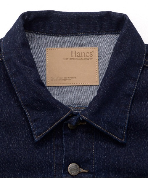 HANES(ヘインズ)の「『Hanes/ヘインズ』デニムジャケット(デニムジャケット・メンズ・ブルー/ネイビー・L/LL/M)」の5枚目の写真
