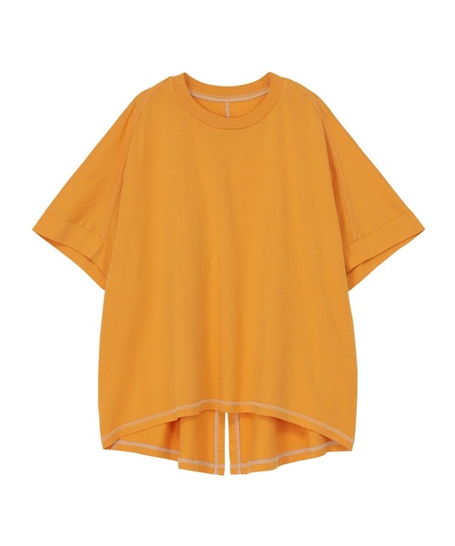 ZUCCa（ズッカ）の「ステッチジャージィー / Tシャツ / S（Tシャツ/カットソー・レディース・イエロー/ネイビー/ホワイト/ベージュ/ブラック・M size）」の13枚目の写真