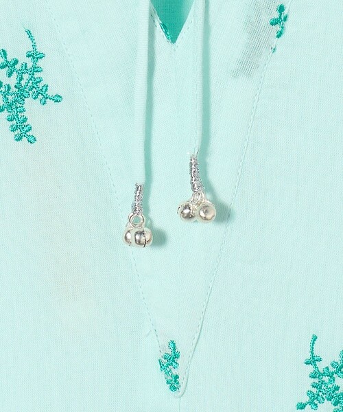 【新品未使用】ne Quittez pas/ ボイル ギャザースリーブワンピース Demi-Luxe BEAMS（デミルクス ビームス）【別注】ne Quittez pas