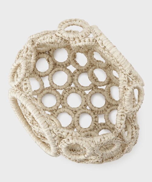 OPAQUE.CLIP（オペークドットクリップ）の「リングメッシュデザインバッグ（ハンドバッグ・レディース・アイボリー/ブラック・00）」の15枚目の写真