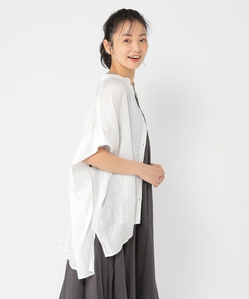 セール】《ウタオ》フレンチリネンドルマンシャツ（シャツ
