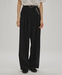 TODAYFUL（トゥデイフル）の「【TODAYFUL/トゥデイフル】Twill Wide Trousers/ツイルワイドトラウザーズパンツ（スラックス・38）」