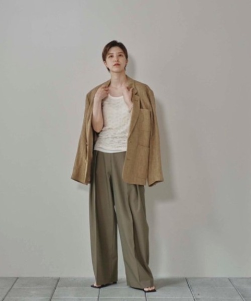 セール】【TODAYFUL/トゥデイフル】Twill Wide Trousers/ツイルワイド