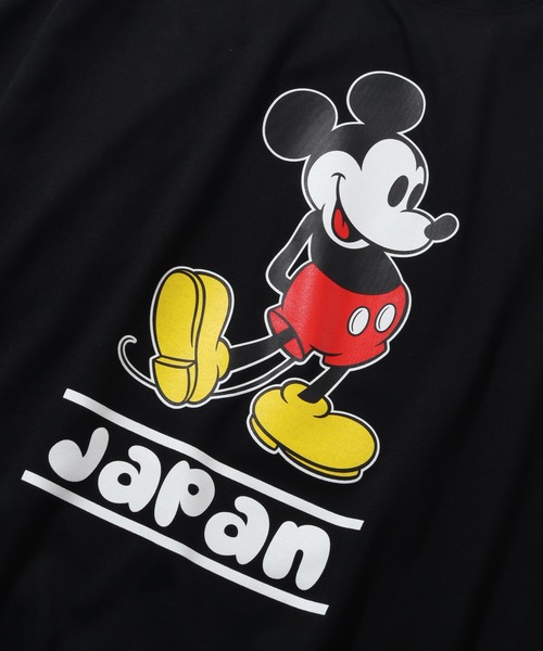 Disney（ディズニー）の「【Disney/ディズニー】ミッキー・ミニー キャラクター半袖Tシャツ メイドインジャパン（Tシャツ/カットソー・メンズ・ホワイト系/ホワイト系1/ブラック系/ブラック系1・M/L/XL）」の12枚目の写真