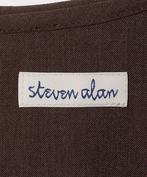 Steven Alan(スティーブンアラン)の「<Steven Alan>ノースリーブ カラー ブラウス(シャツ/ブラウス・レディース・ダークブラウン/ブラック・S/M)」の21枚目の写真