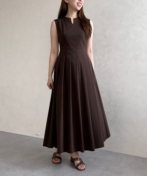 31sonsdemode ノースリーブワンピース ひざ丈 31 Sons de mode ワンピース ワンピース ノースリーブ ひざ丈