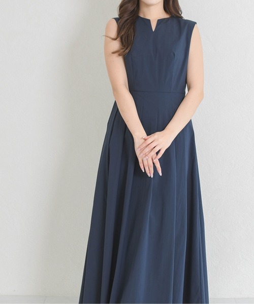 31 Sons de mode（トランテアン　ソン　ドゥ　モード）の「ウォッシャブル ノースリタックワンピース（ワンピース・レディース・ブラック/オフホワイト/ライトグリーン/イエロー/ブラウン・S/M）」の17枚目の写真