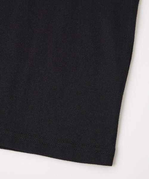 X-girl(エックスガール)の「COLLAPSE OVAL LOGO L/S TEE(Tシャツ/カットソー・レディース・ブラック/ホワイト/オリーブ・L/M/S)」の5枚目の写真