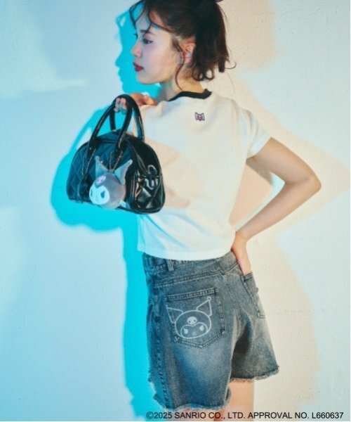 LOVETOXIC(ラブトキシック)の「【マイメロディ・クロミ】ミニボストンショルダー(ショルダーバッグ・キッズ・ピンク/ブラック・F)」の10枚目の写真