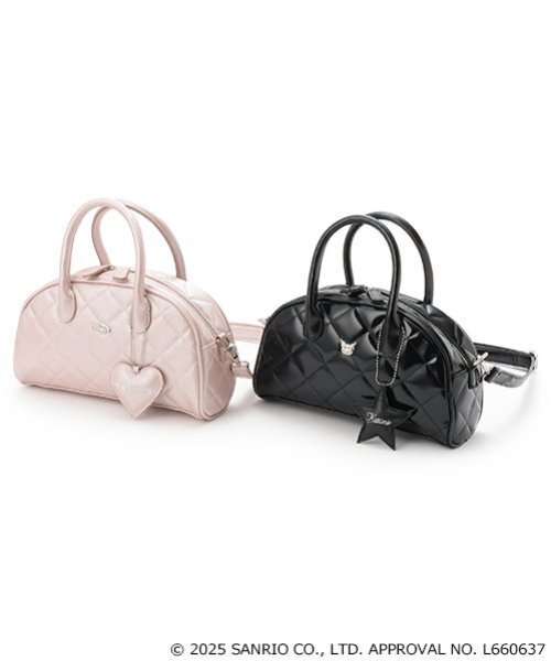 LOVETOXIC(ラブトキシック)の「【マイメロディ・クロミ】ミニボストンショルダー(ショルダーバッグ・キッズ・ピンク/ブラック・F)」の11枚目の写真