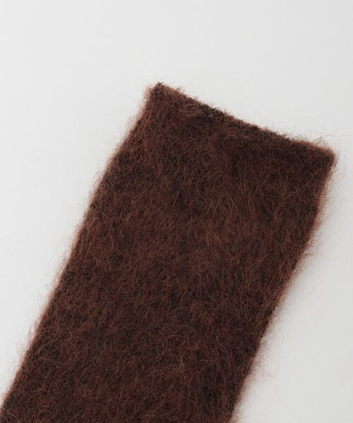 martinique（マルティニーク）の「【MARCOMONDE/マルコモンド】mohair socks for women（一部別注カラー）（ソックス/靴下・レディース・ネイビー/ホワイト/ダークブラウン・FREE）」の7枚目の写真