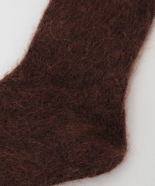 martinique（マルティニーク）の「【MARCOMONDE/マルコモンド】mohair socks for women（一部別注カラー）（ソックス/靴下・レディース・ネイビー/ホワイト/ダークブラウン・FREE）」の8枚目の写真