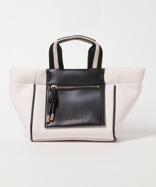 BAYFLOW（ベイフロー）の「[500mlペットボトルも入る]ポケット付きボンディングショルダー（ショルダーバッグ・レディース・グレー/ホワイト/ライトブルー/ブラック/イエロー・FREE）」の9枚目の写真