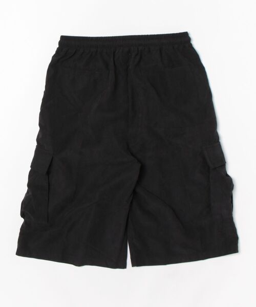 Revo.（レボ）の「Revo. ポリスウェード ワイド ハーフパンツ / カーゴショーツ（カーゴパンツ・メンズ・ブラック/カーキ/グレー・1/2）」の12枚目の写真