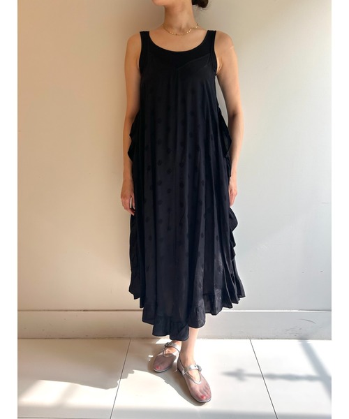 CITY COLOR FRILL CAMI DRESS