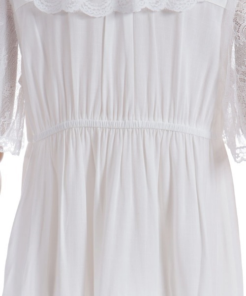 axes femme（アクシーズファム）の「ボリュームフリルチュニック（チュニック・レディース・ホワイト/ブラック・FREE）」の10枚目の写真