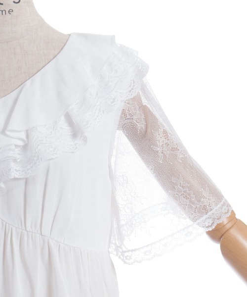 axes femme（アクシーズファム）の「ボリュームフリルチュニック（チュニック・レディース・ホワイト/ブラック・FREE）」の11枚目の写真