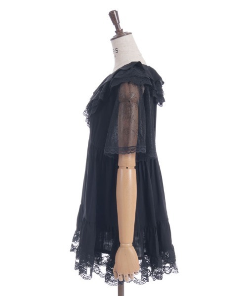 axes femme（アクシーズファム）の「ボリュームフリルチュニック（チュニック・レディース・ホワイト/ブラック・FREE）」の13枚目の写真