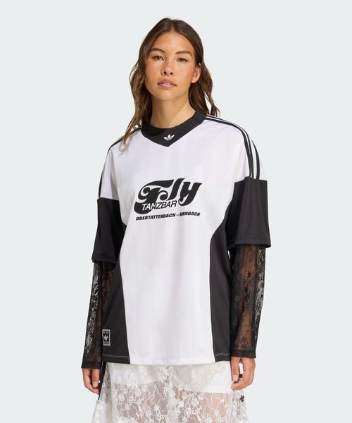 【人気ショップが最安値挑戦！】 JERSEY / 長袖Tシャツ アディダスオリジナルス adidas Originals トップス