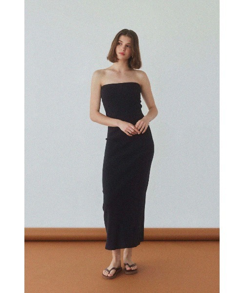 ワンピース Rib Bare Top Dress / alexia stam Rib Bare Top Dress | ALEXIA STAM