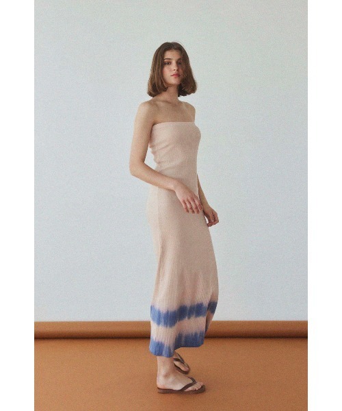 Rib Bare Top Dress /ベアトップワンピース（ワンピース