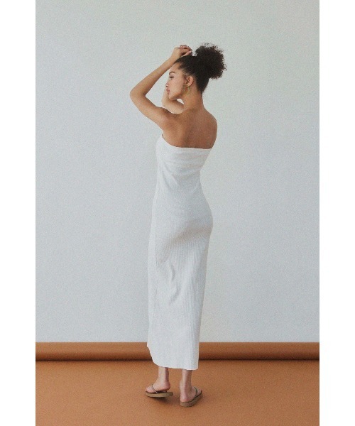 Rib Bare Top Dress /ベアトップワンピース（ワンピース