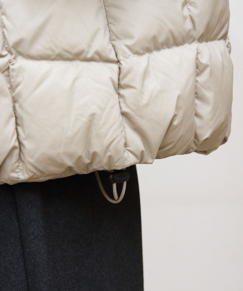 DANTON(ダントン)の「DANTON/ダントン ダウンフーデッドジャケット MIDDLE DOWN HOODJACKET DT-A0567 NRP(ダウンジャケット/コート・レディース・グレー/ブラック/ライトベージュ・M)」の17枚目の写真