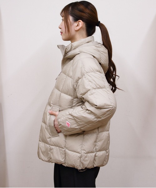 DANTON(ダントン)の「DANTON/ダントン ダウンフーデッドジャケット MIDDLE DOWN HOODJACKET DT-A0567 NRP(ダウンジャケット/コート・レディース・グレー/ブラック/ライトベージュ・M)」の19枚目の写真