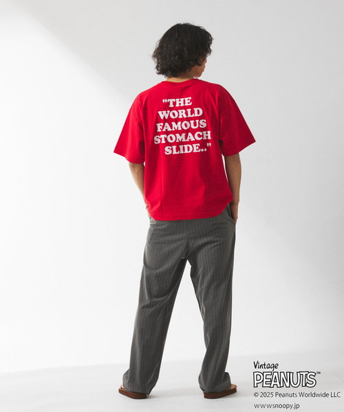 Vintage PEANUTS（ビンテージピーナッツ）の「PEANUTS×SPORTS WEAR by relume 別注 プリント Tシャツ（Tシャツ/カットソー・メンズ・グレー/レッド/アイボリー/ブルー系その他・MEDIUM/LARGE/X-LARGE）」の10枚目の写真