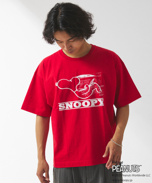 ヴィンテージ スヌーピー チャーリーブラウン Tシャツ 両面