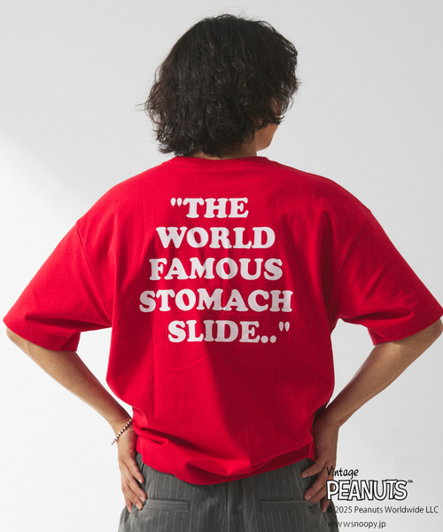 Vintage PEANUTS（ビンテージピーナッツ）の「PEANUTS×SPORTS WEAR by relume 別注 プリント Tシャツ（Tシャツ/カットソー・メンズ・グレー/レッド/アイボリー/ブルー系その他・MEDIUM/LARGE/X-LARGE）」の7枚目の写真