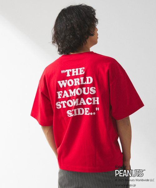 Vintage PEANUTS（ビンテージピーナッツ）の「PEANUTS×SPORTS WEAR by relume 別注 プリント Tシャツ（Tシャツ/カットソー・メンズ・グレー/レッド/アイボリー/ブルー系その他・MEDIUM/LARGE/X-LARGE）」の6枚目の写真