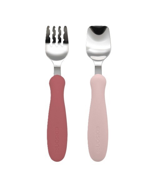 EDISONmama エジソンママ フォーク＆スプーン ケース付き（カトラリー