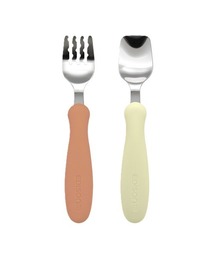 EDISONmama（エジソンママ）の「EDISONmama エジソンママ フォーク＆スプーン ケース付き（カトラリー）」