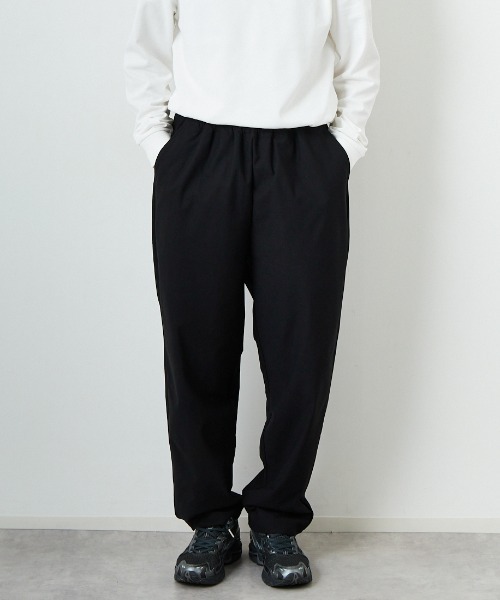 STILL BY HAND（スティルバイハンド）の「[STILL BY HAND/スティルバイハンド] 別注 スリムテーパードパンツ（その他パンツ・メンズ・ブラック/オリーブ・44/46/48）」の18枚目の写真